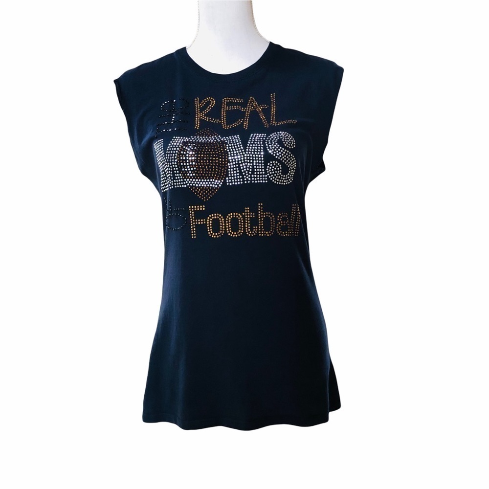 THE REAL MOMS OF FOOTBALL T-SHIRT - Size large